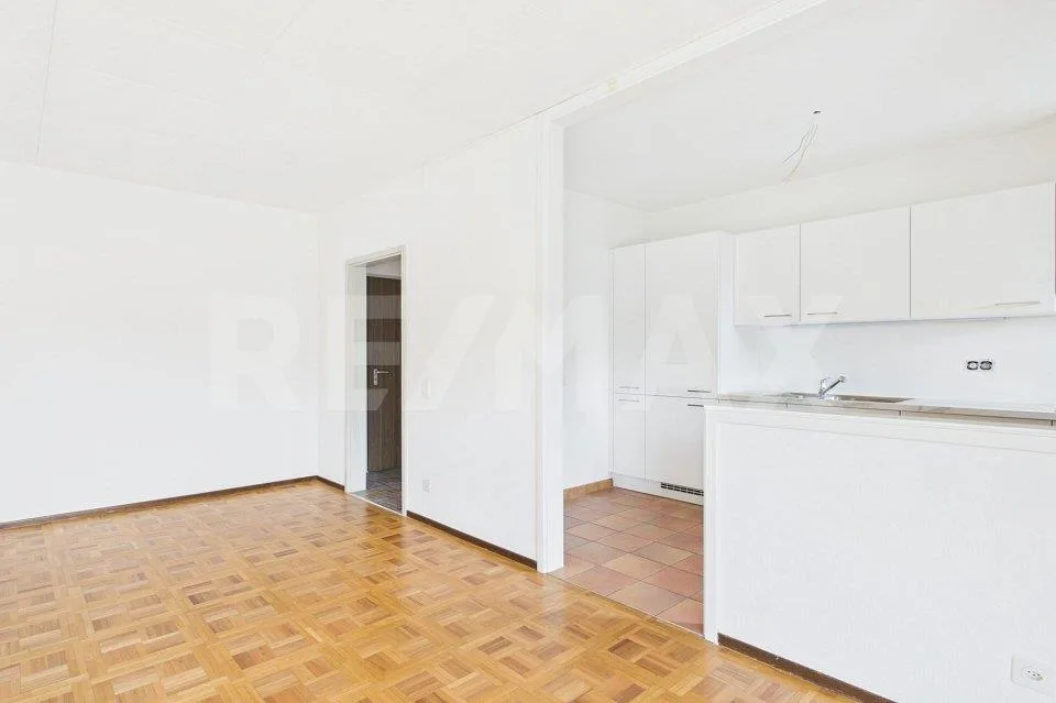 Appartement rénové 2,5 pièces avec balcon et parking