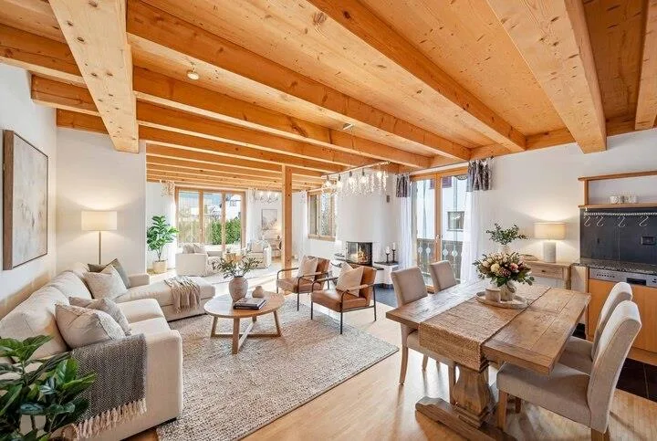 UN SOUFFLE DE SCANDINAVIE DANS LE CANTON DE SCHWYZ - MAISON DE 8.5 PIÈCES