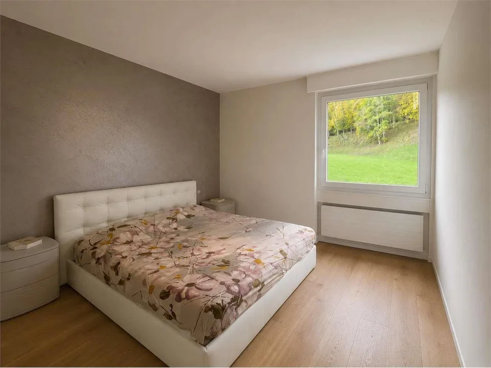 Moderno appartamento a Lugano con vista panoramica sul lago