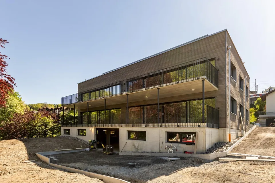 5 appartements neufs terminés à Gwatt