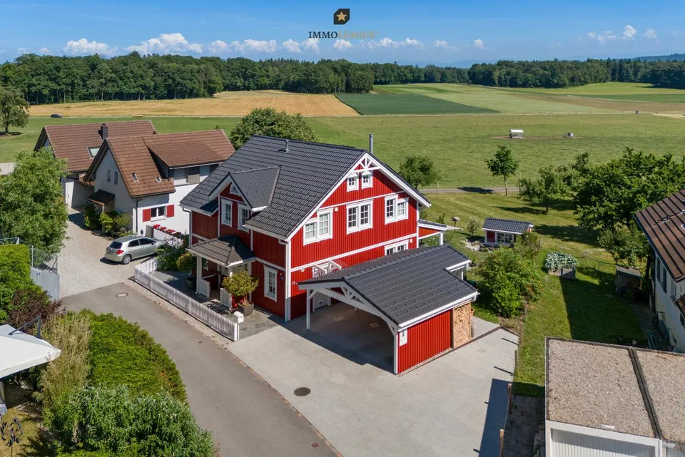 Ein Stück Schweden im Thurgau mit einer Lage zum Verlieben.