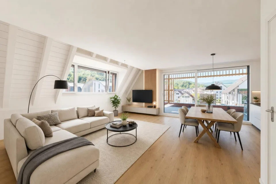 Wohnen im Dorf - Neubau 4.5-Zimmer-Maisonettewohnung