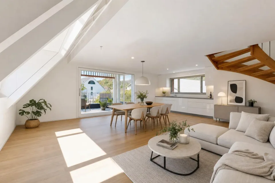 Wohnen im Dorf - Neubau 4.5-Zimmer-Maisonettewohnung