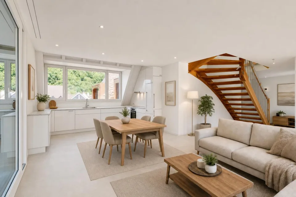 Wohnen im Dorf - Neubau 4.5-Zimmer-Maisonettewohnung