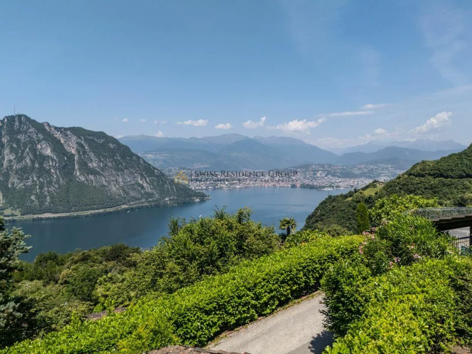 Vivere nel verde con bella vista da sogno ad Arogno