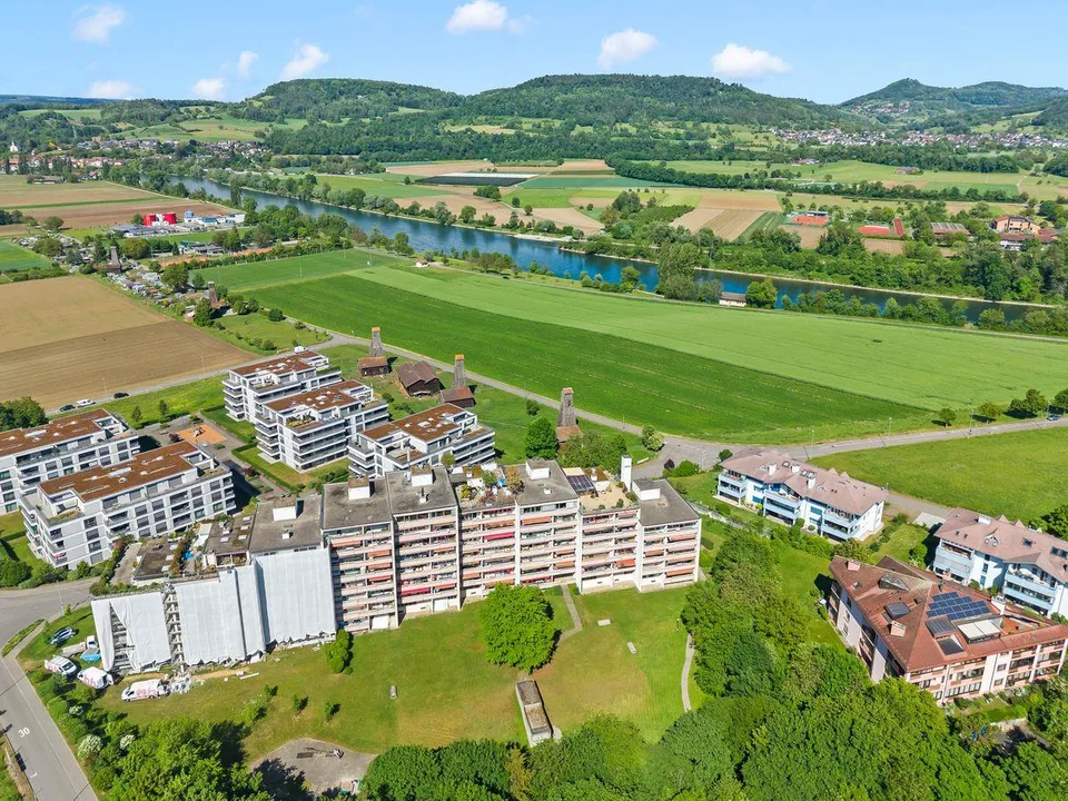 Weitsicht und 2 Balkonen