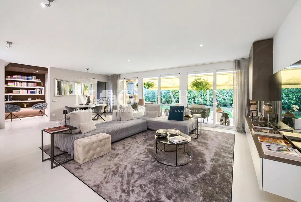 Viganello, Lugano: Ampio 5.5 di classe con giardino privato