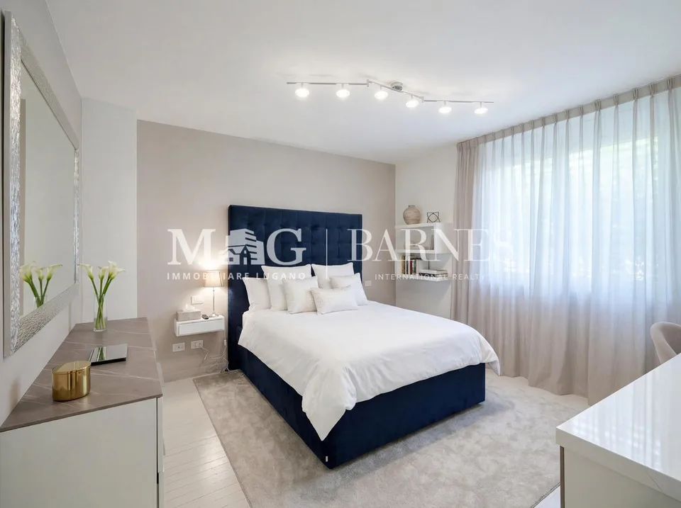 Viganello, Lugano: Ampio 5.5 di classe con giardino privato – photo 9 sur 10