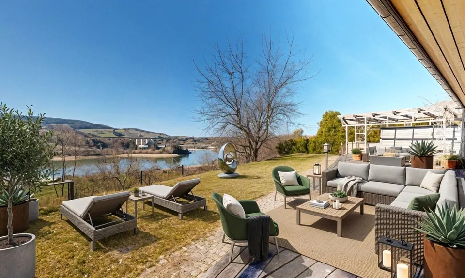 Außergewöhnliche Villa mit Panoramablick auf den See