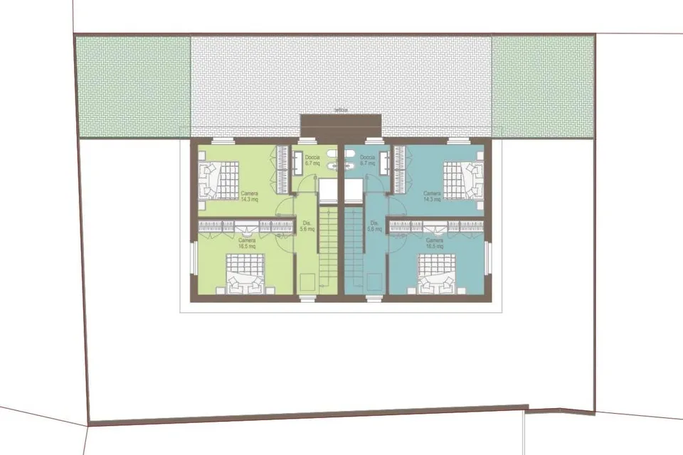 Nuove ville unifamiliari con giardino privato a Vacallo – foto 10 di 11