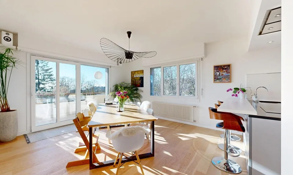 Appartement lumineux 4 chambres avec balcons et vue dégagée