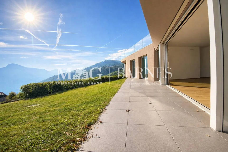 Lugano, Carona: Appartamento 4.5 locali con giardino e vista lago – photo 6 sur 10
