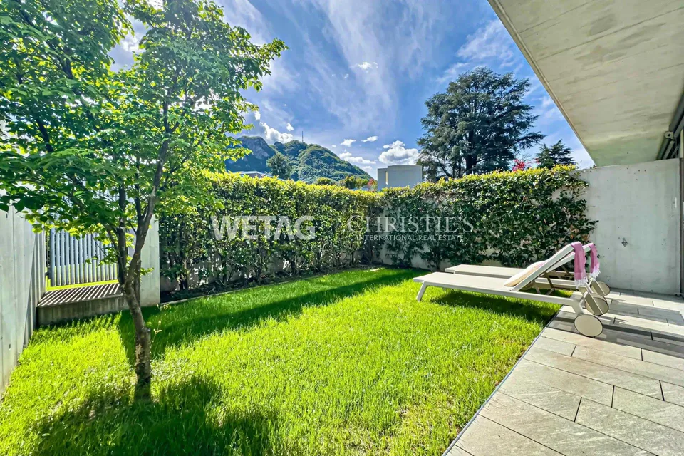 Collina d'Oro-Gentilino: villa en terrasse élégante avec jardin privé à vendre – photo 10 sur 10
