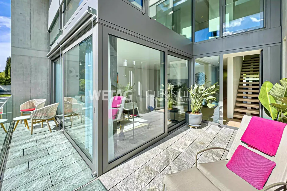 Collina d'Oro-Gentilino: villa en terrasse élégante avec jardin privé à vendre – photo 8 sur 10