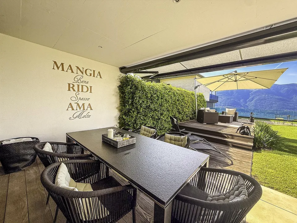 3,5 Zimmerwohnung mit garten und Panoramablick
