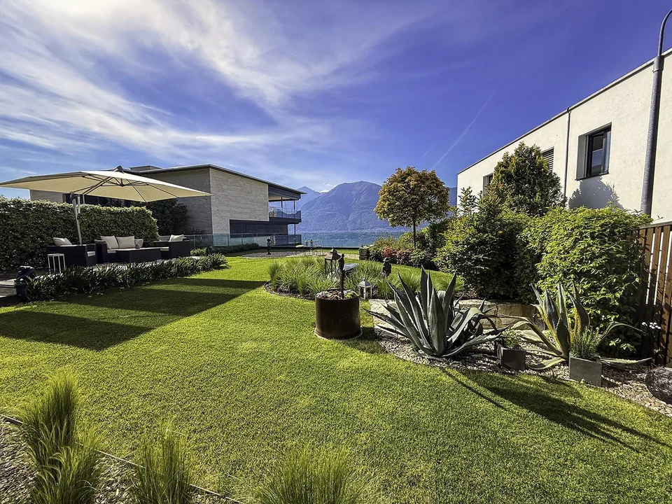 3,5 Zimmerwohnung mit garten und Panoramablick