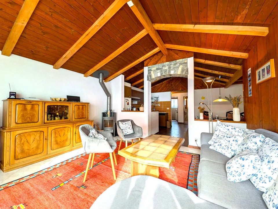 Alpiner Wohntraum mit Panorama bei Saas-Fee