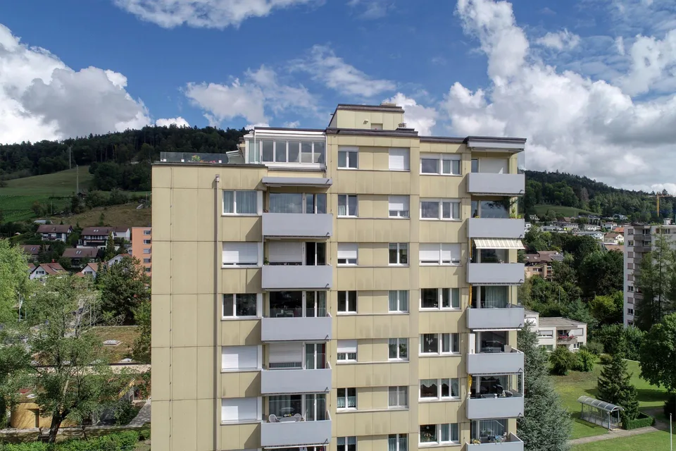 Schöne grosse Attikawohnung mit riesiger Terrasse