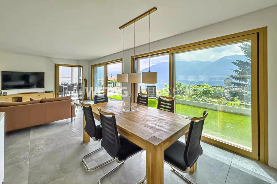 Residenz Cedrus: Moderne Wohnung mit Garten & herrlichem Seeblick in Minusio zu verkaufen – Foto 9 von 13