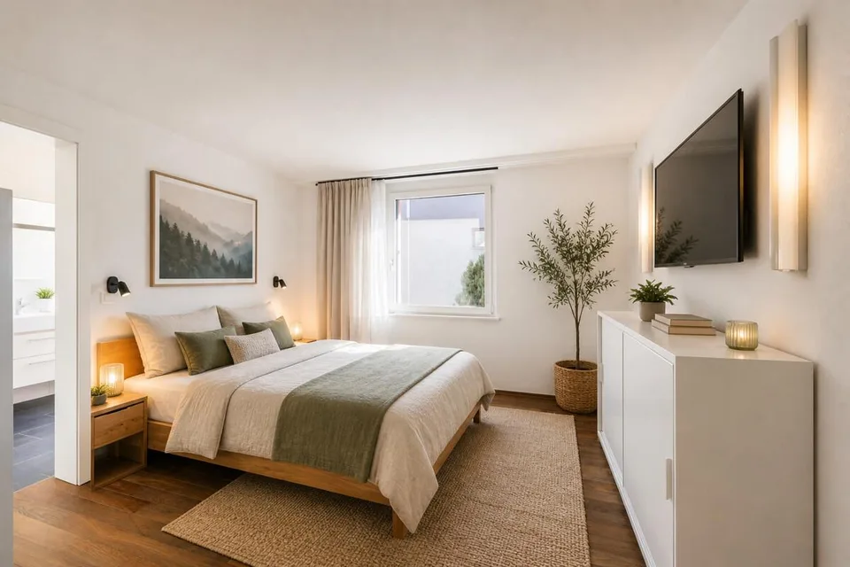 Sonnige Wohnung in Malans mit Weitblick und Balkon