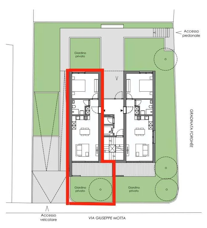 Moderno 2.5 con giardino – Foto 12 von 12