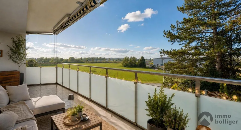 Stadtnahes Unikat - Oktagon mit Balkon und Garten