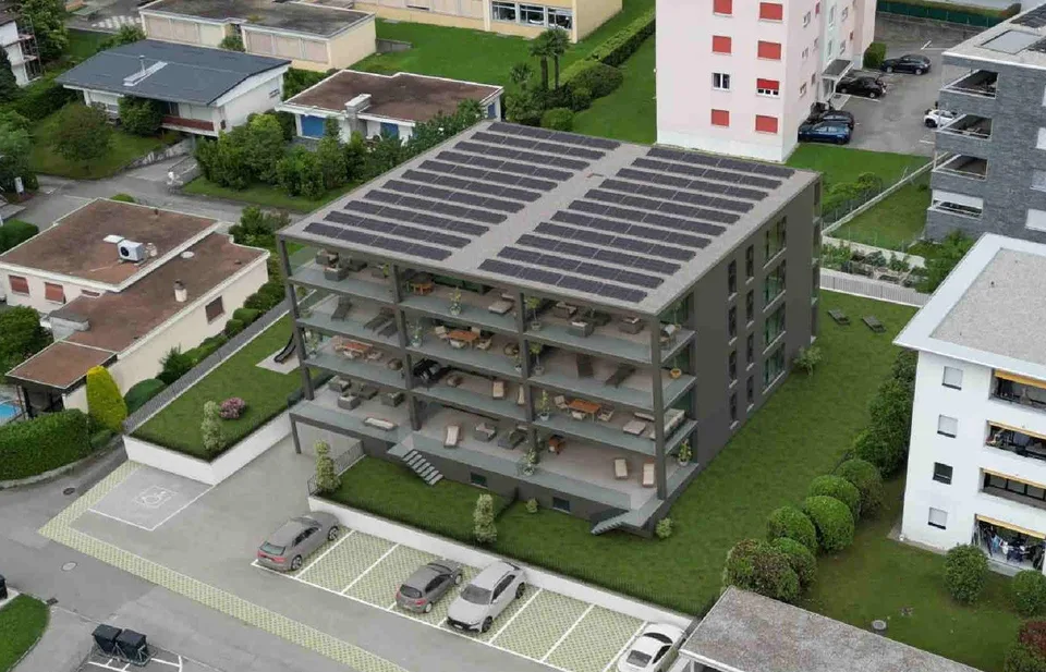 Nuovo appartamento con grande giardino in zona comoda e tranquilla
