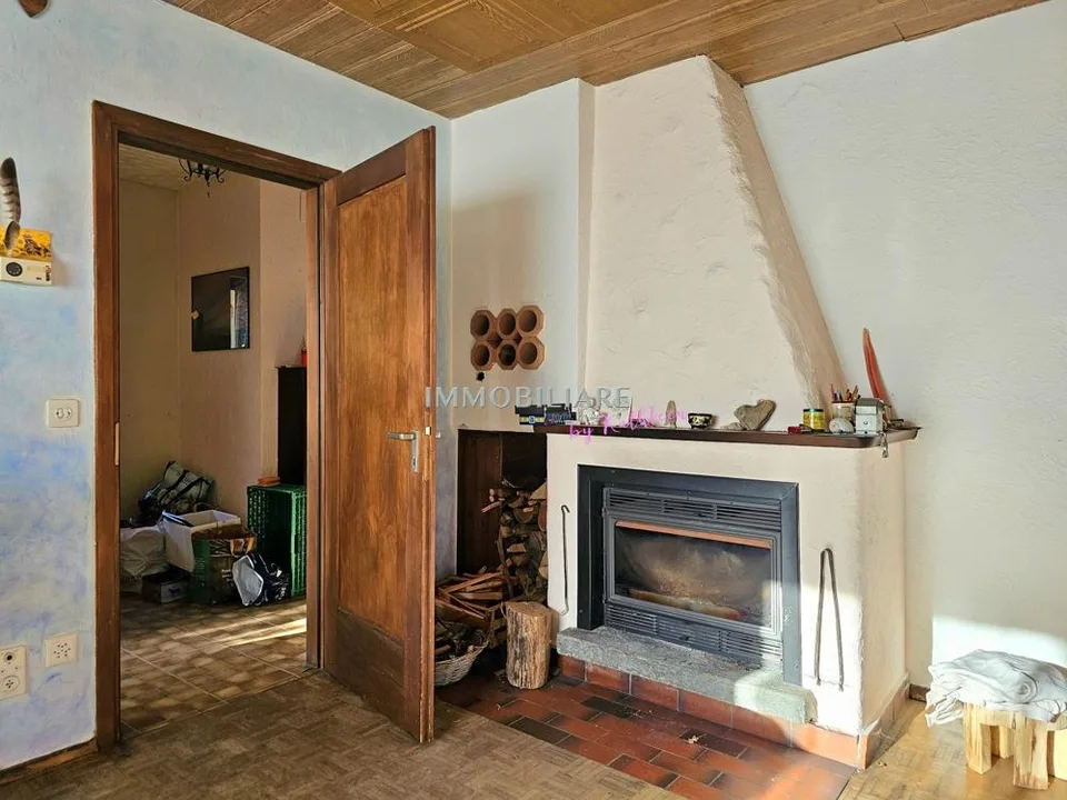 Casa con giardino, garage e ampi spazi cantina da ristrutturare