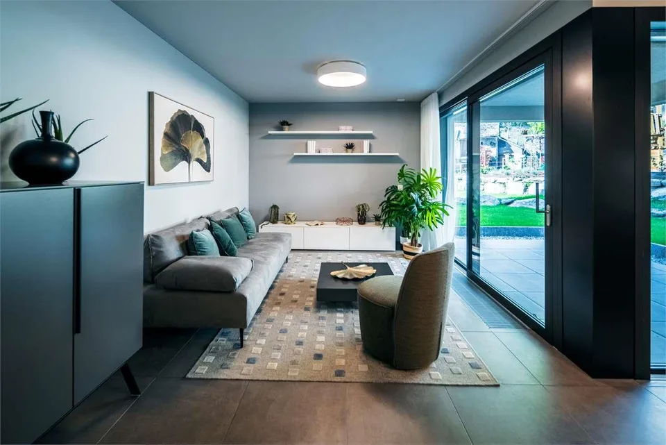 Neue 3.5-Zimmer-Wohnung in Gordola mit Garten