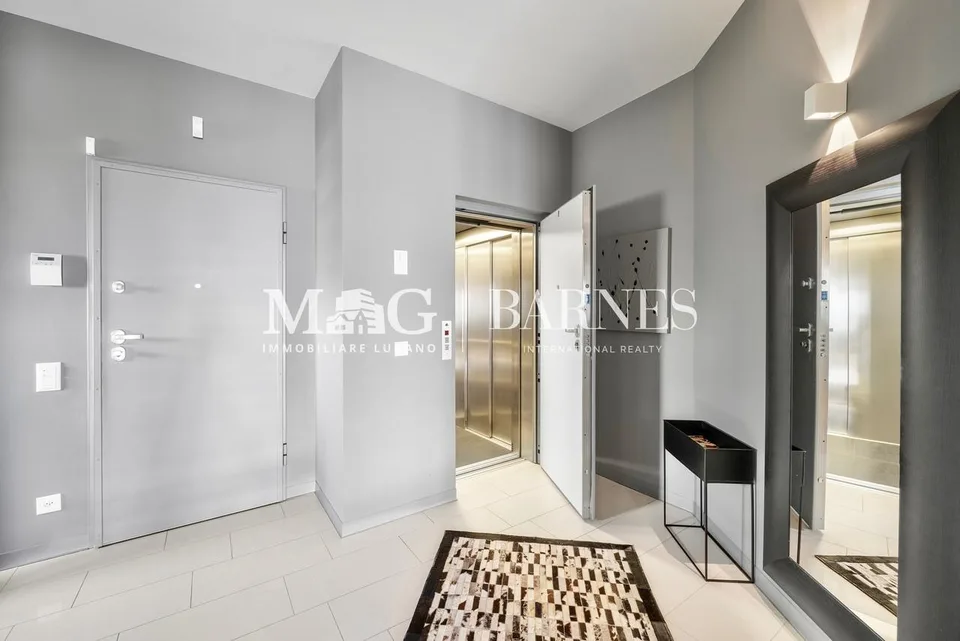 Lugano, Aldesago: Attico 5.5 locali vista lago con terrazzo e jacuzzi – photo 11 sur 18