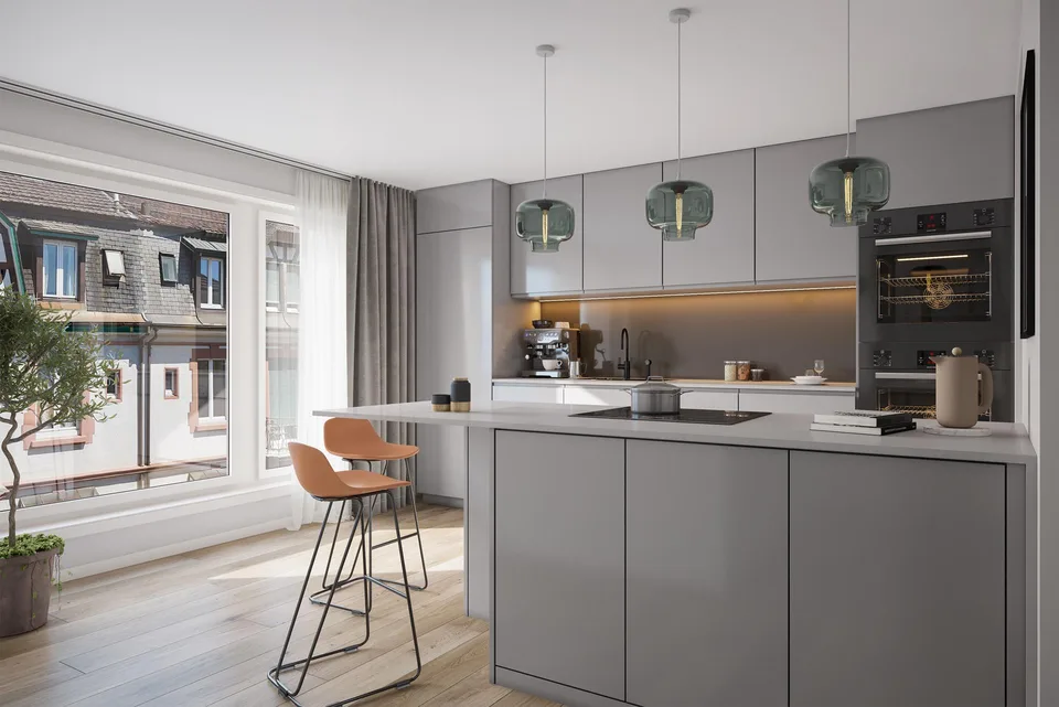 Exklusive 3.5 Zimmer Wohnung mit separatem Studio