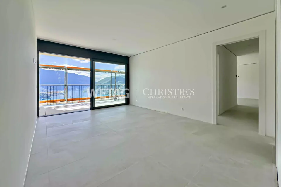 Appartamento 3.5 locali a Carona con grande terrazza & vista sul lago di Lugano in vendita