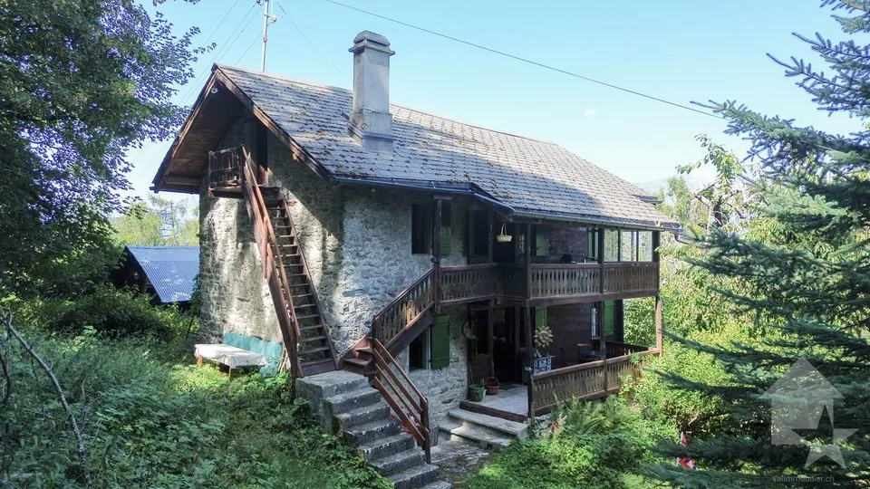 Authentisches Walliser Chalet 6 Minuten von den Skipisten von Veysonnaz