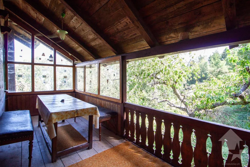 Authentisches Walliser Chalet 6 Minuten von den Skipisten von Veysonnaz