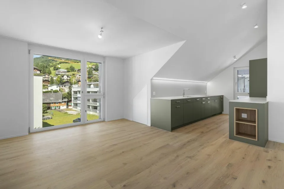 Appartement en attique avec le meilleur confort de vie