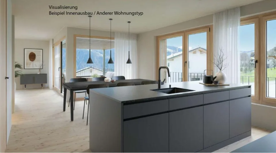 Appartement neuf 3½ pièces avec jardin dans le projet PRADA, Seewis