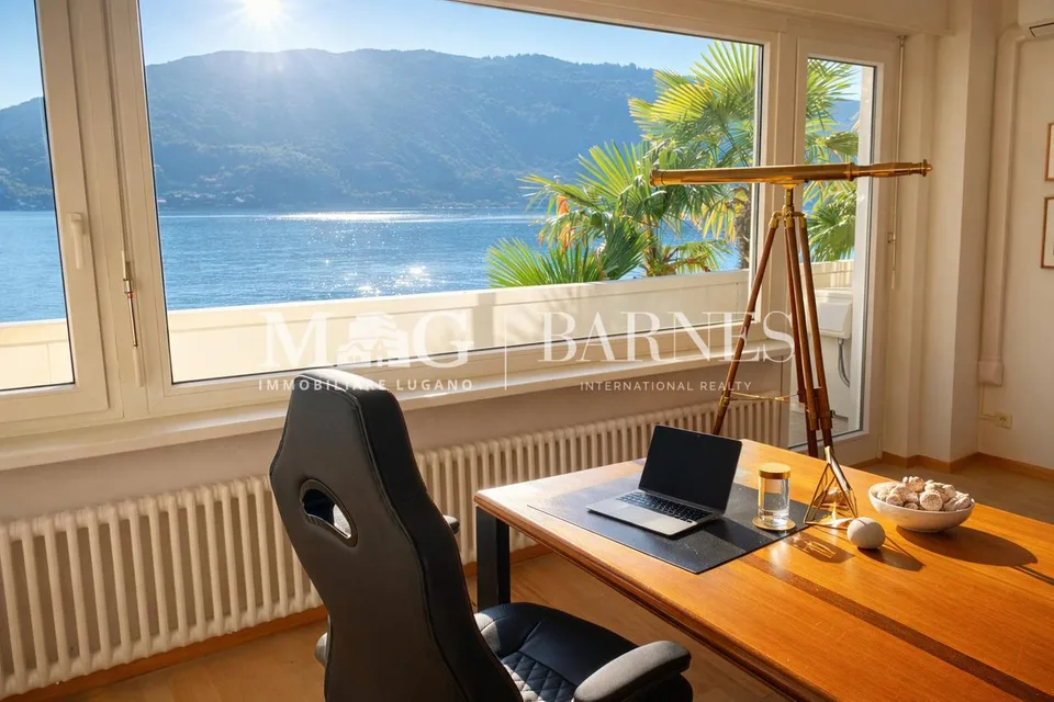 Lugano: Villa pieds-dans-l’eau vista lago con darsene | 2ª residenza