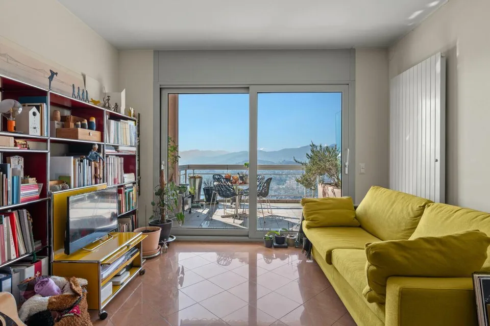Aldesago 1,5 Zimmer vermietet mit Blick auf den Luganer Golf – Foto 7 von 12