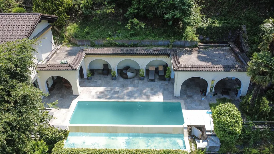Villa Olimpia: eleganza e vista lago a Morcote – Foto 13 von 28