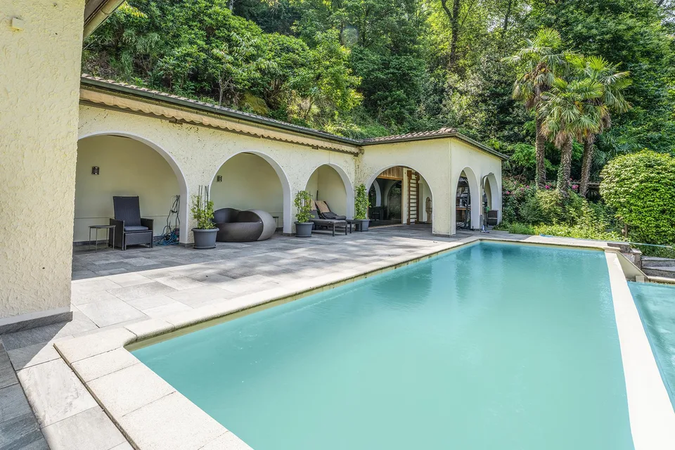 Villa Olimpia: eleganza e vista lago a Morcote – Foto 8 von 28