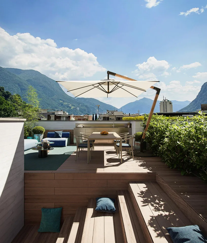 Duplex-Penthouse mit Panoramaterrasse | Viganello – Lugano – Foto 21 von 30