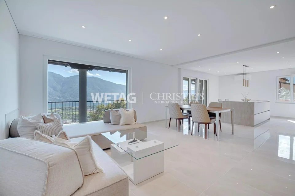 Locarno-Monti: Appartamento esclusivo con terrazza coperta spaziosa & vista panoramica in vendita