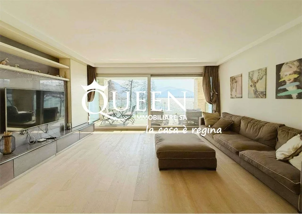 Modern apartment in Lugano-Muzzano for sale, just a stone's throw from Lake Lugano