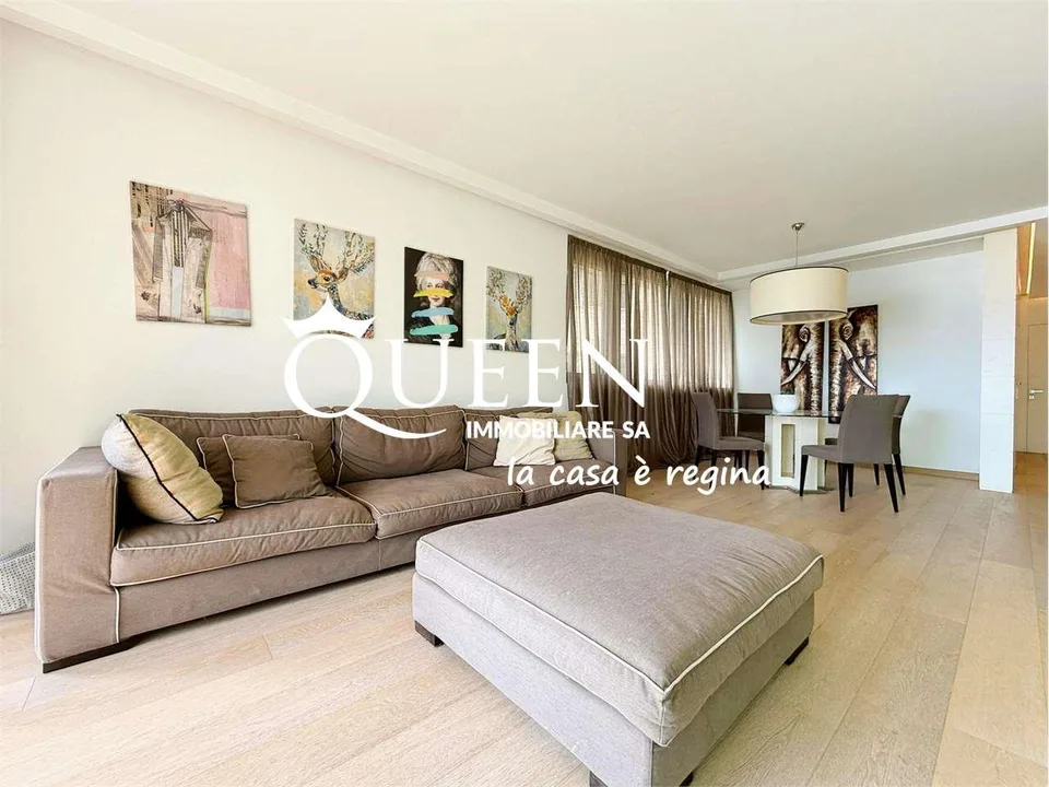 Modern apartment in Lugano-Muzzano for sale, just a stone's throw from Lake Lugano