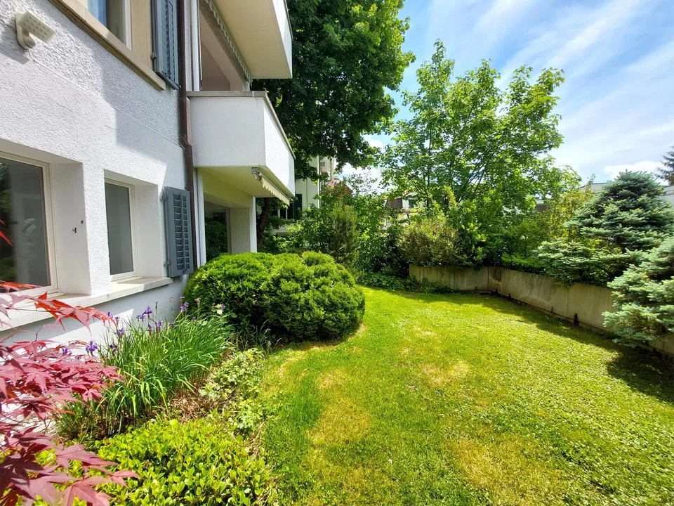 Gartenwohnung mit separatem Studio