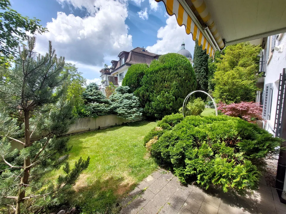 Gartenwohnung mit separatem Studio