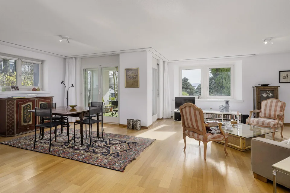 Gartenwohnung mit separatem Studio
