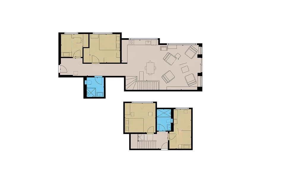 Appartement de 4,5 pièces situé au centre-ville