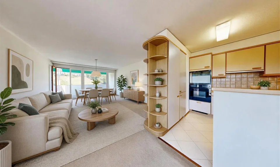 3.5-Zimmer-Wohnung in Dietikon mit Fernsicht und Potenzial