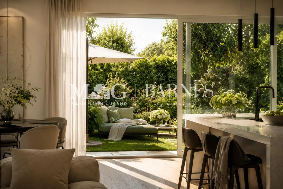 Collina d'Oro: Nuovo appartamento 4.5 locali con giardino privato